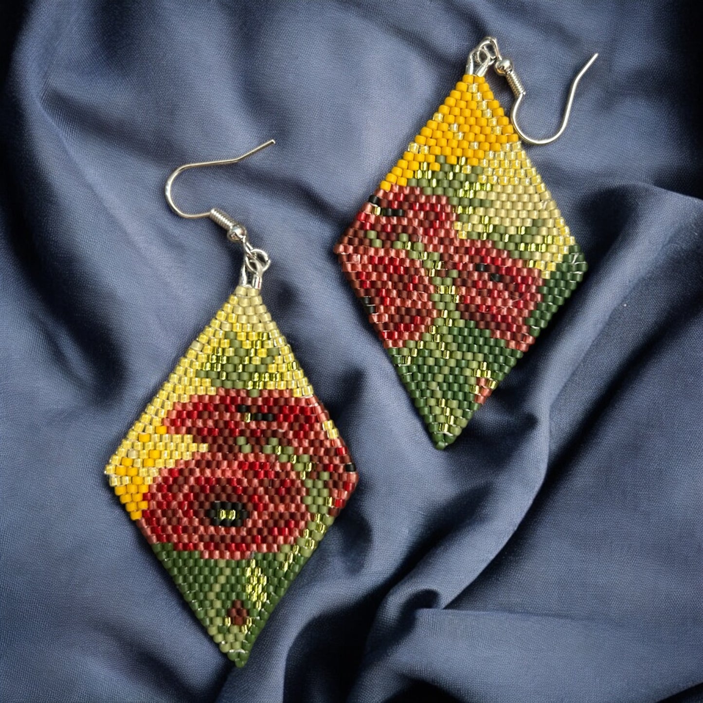 “Poppy Field” Earrings